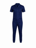Men's Luxury Blue Safari Tracksuit – Premium Edition