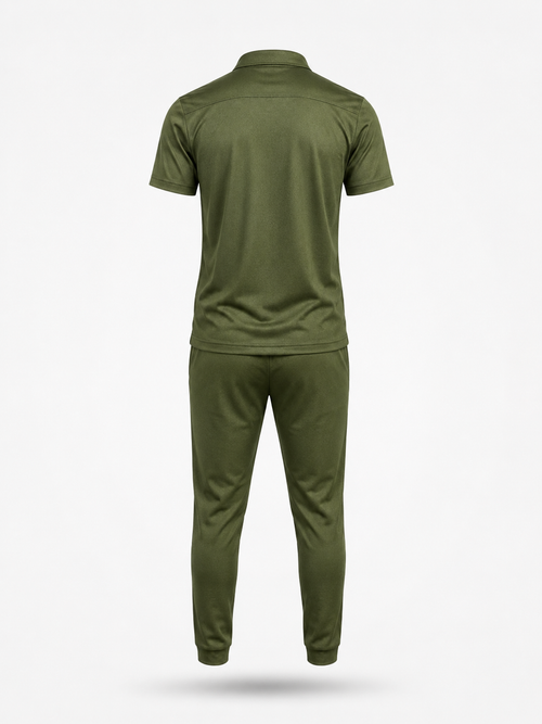 Green Safari Tracksuit – Premium Fabric & Modern Fit