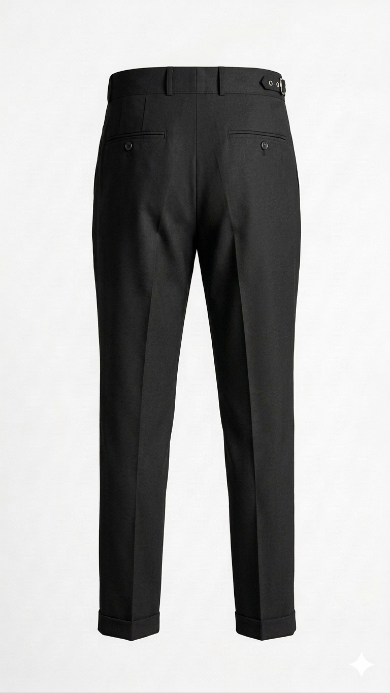 Premium Black Gurkha Pant for Men