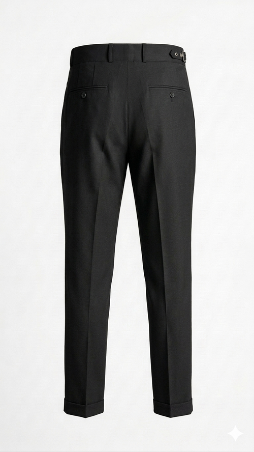 Premium Black Gurkha Pant for Men