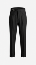 Men's Luxury Black Gurkha Pants – Premium Edition