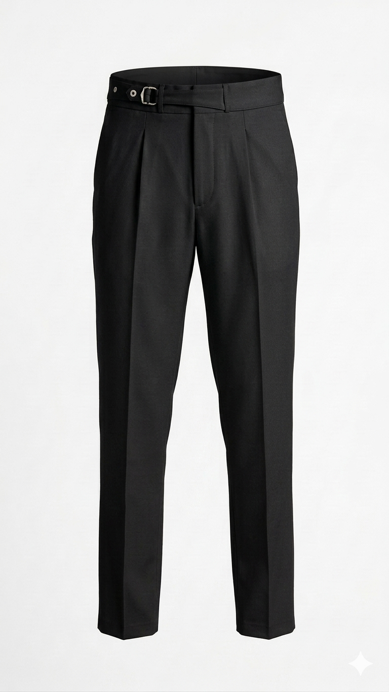 Premium Black Gurkha Pant for Men