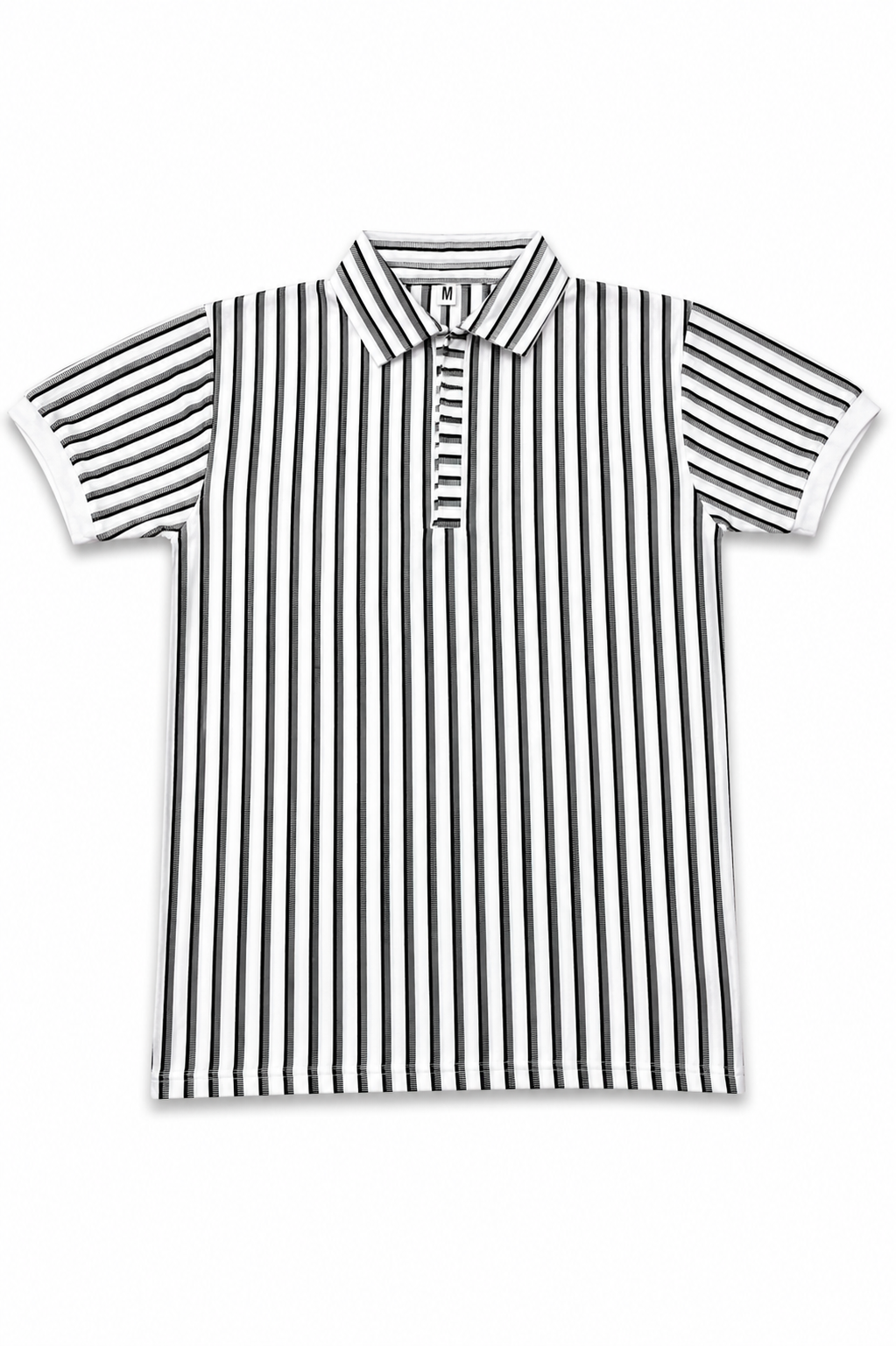 MGS Premium White Zip Polo Shirt for Men