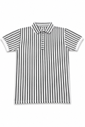 MGS Premium White Zip Polo Shirt for Men